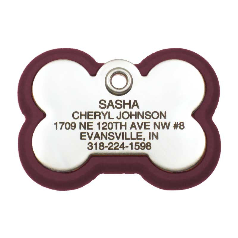 Bone Frame Tag, - Lucky Pet